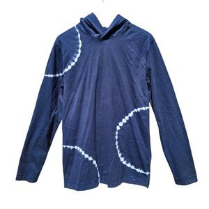 Banana Republic Men's Authentic Tee Tie‎ Dye Hoodie Supima Cotton Preppy Navy M